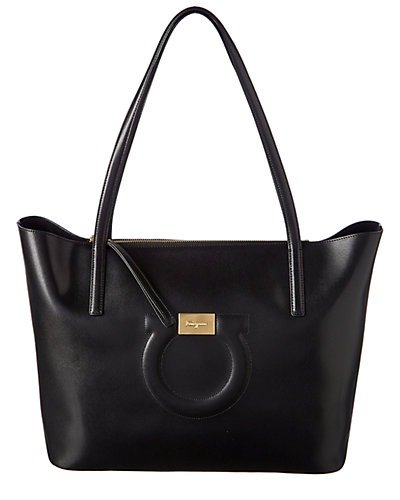 Gancini City Large Leather Tote