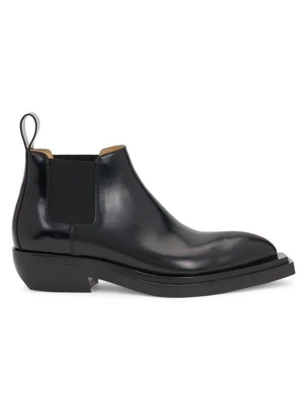 Chisel Leather Chelsea Boots