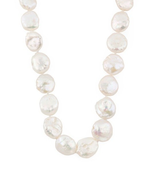 14k Gold Keshi Pearl Necklace
