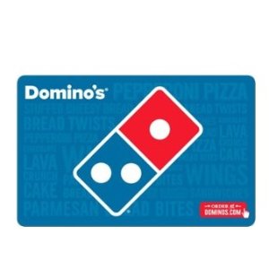 Domino's 多种规格电子礼卡 限时特惠