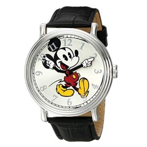 Disney 米老鼠超萌圆形手表，双色可选