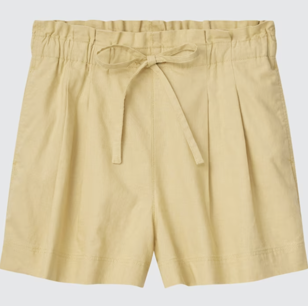 Linen-Cotton Shorts