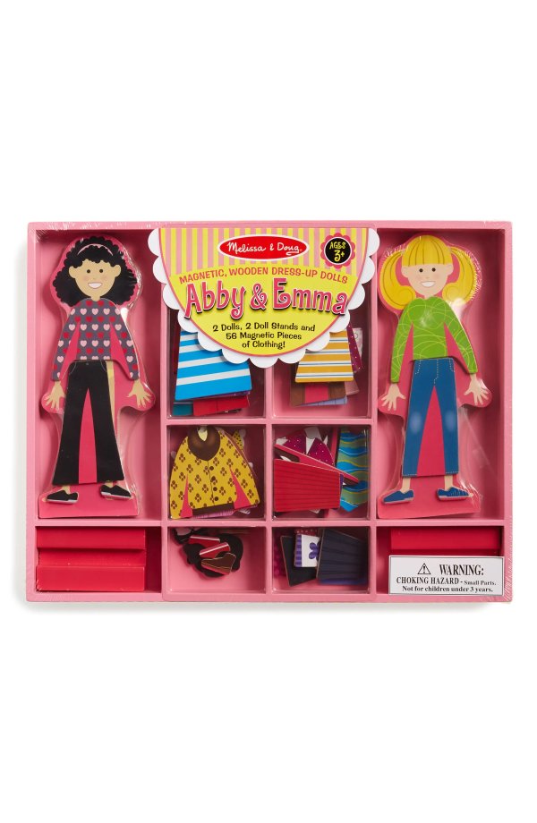 Abby & Emma 豪华磁性装扮套装玩具