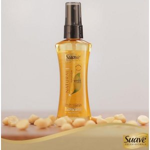 Suave Professionals Light Oil Spray, Natural Infusion Macadamia Oil & White Orchid 3 oz