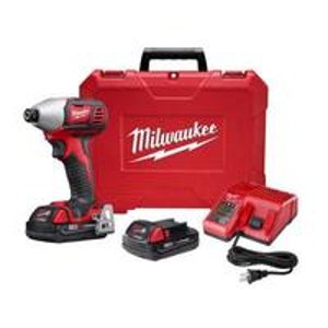 Milwaukee M18 18-Volt Lithium-Ion 2-Speed 1/4 in. Cordless Hex Impact Driver CP Kit