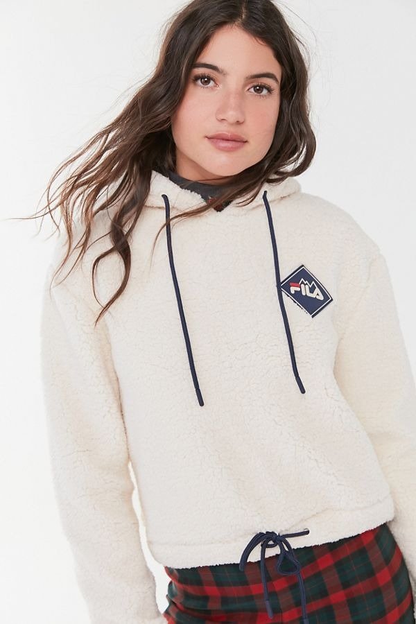 UO Exclusive MTN Adams Sherpa Hoodie Sweatshirt