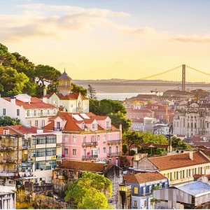 葡萄牙里斯本+波尔图2地游览 6晚住宿+每日早餐+机票+铁路交通