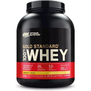 Optimum NutritionOptimum Nutrition Gold Standard 100% Whey Protein Powder, Banana Cream, 5 Pound