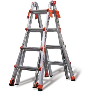 Little Giant Ladder Systems LT 17 ft. Aluminum Multi-Position Ladder with 300 lbs. Capacity Type IA