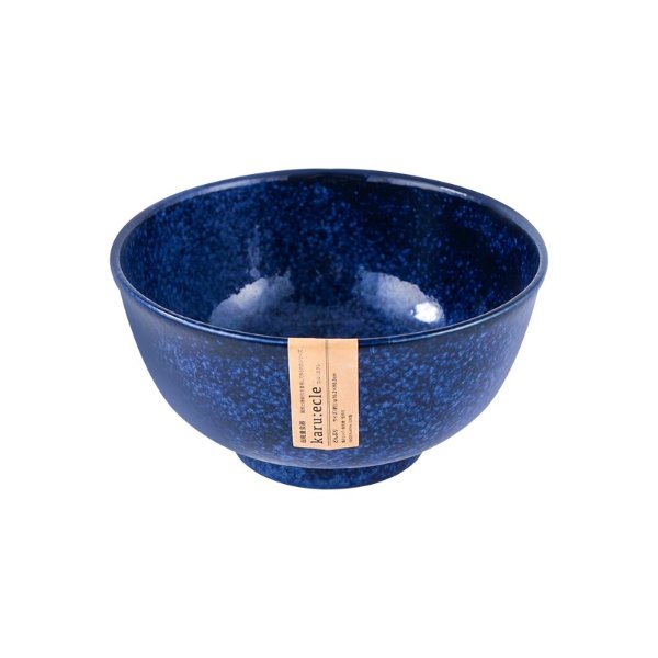 日本NITORI尼达利 KARU-ECLE AKITO系列 陶瓷丼饭碗 宝蓝色 6.3” | 亚米