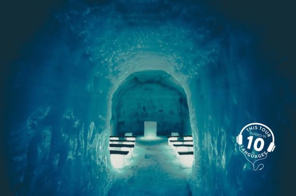 Classic Ice Cave Experience from Reykjavik with Live Guide and Touch-Screen Audio Guide