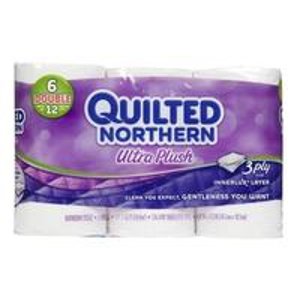 Quilted Northern Ultra Plush Double Roll Toilet Tissue, White