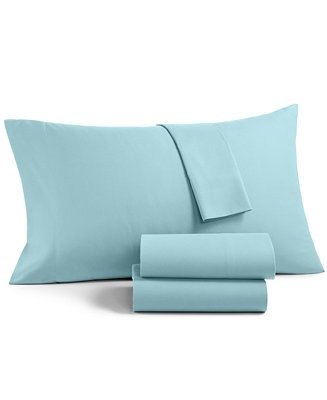 Solid Microfiber 3-Pc. Twin Sheet Set, Created for Macy's