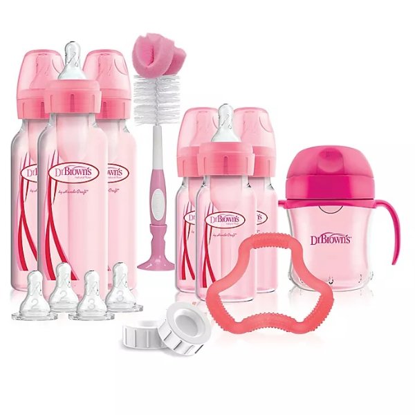 Dr. Brown's®Options+™ Bottle Gift Set in Pink | buybuy BABY | buybuy BABY