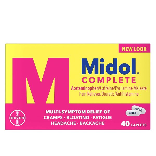 Complete, Menstrual Period Symptoms Relief 40 Count