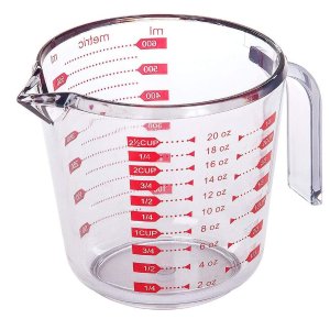 Progressive International Measuring 2.5 Cup Capacity, 1 Piece, Clear