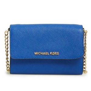 MICHAEL Michael Kors 'Jet Set - Large Phone' Saffiano Leather Crossbody Bag