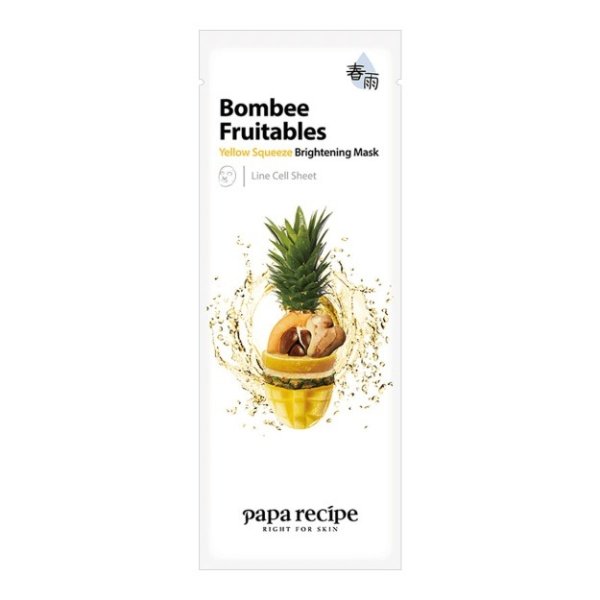 Bombee Fruitables Yellow Squeeze Brightening Mask 1 sheet