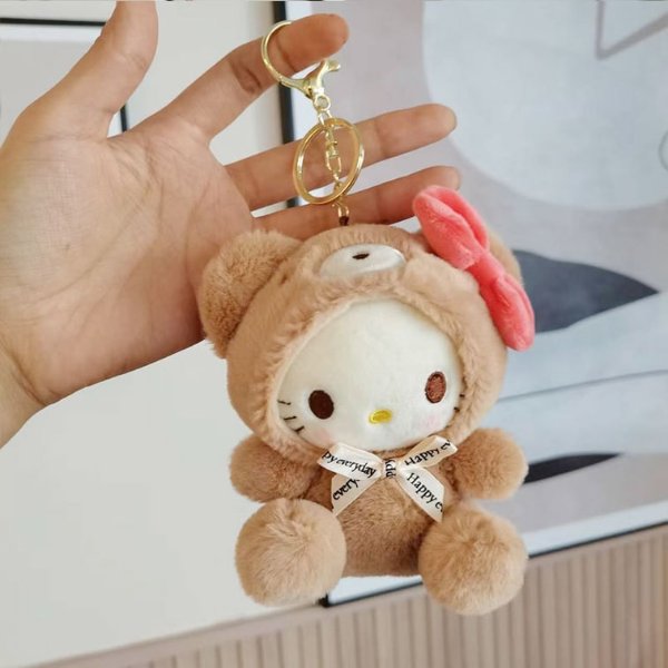 Sanrio 三丽鸥 睡衣KT猫钥匙扣挂件