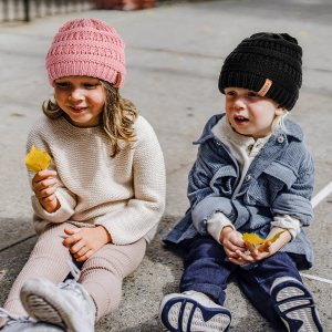 白菜价：FURTALK 儿童冬季保暖针织帽 多色可选
