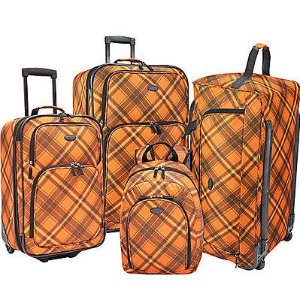 U.S. Traveler Casual 4-Pc Luggage Set, 3 Colors