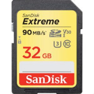 SanDisk 32GB  Extreme SDHC UHS-I Memory Card