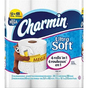 Charmin 超柔软厕纸，12卷