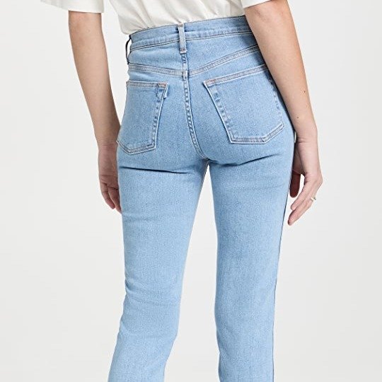 Straight Authentic Tear Jeans