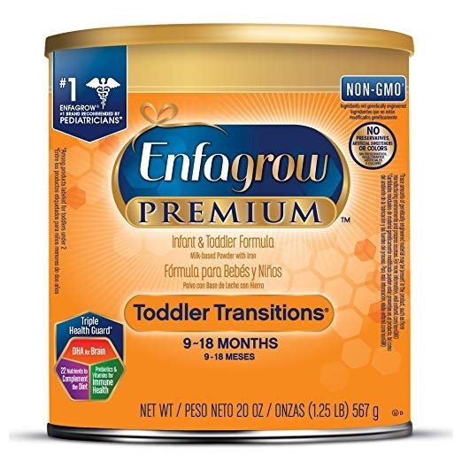 PREMIUM Non-GMO Toddler Transitions Formula - Powder can, 20 oz