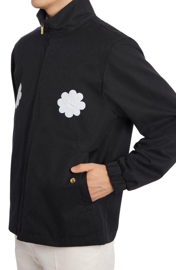 Flower Applique Jacket