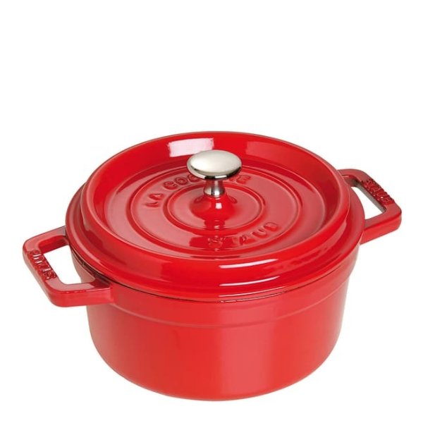 红色铸铁锅 24cm