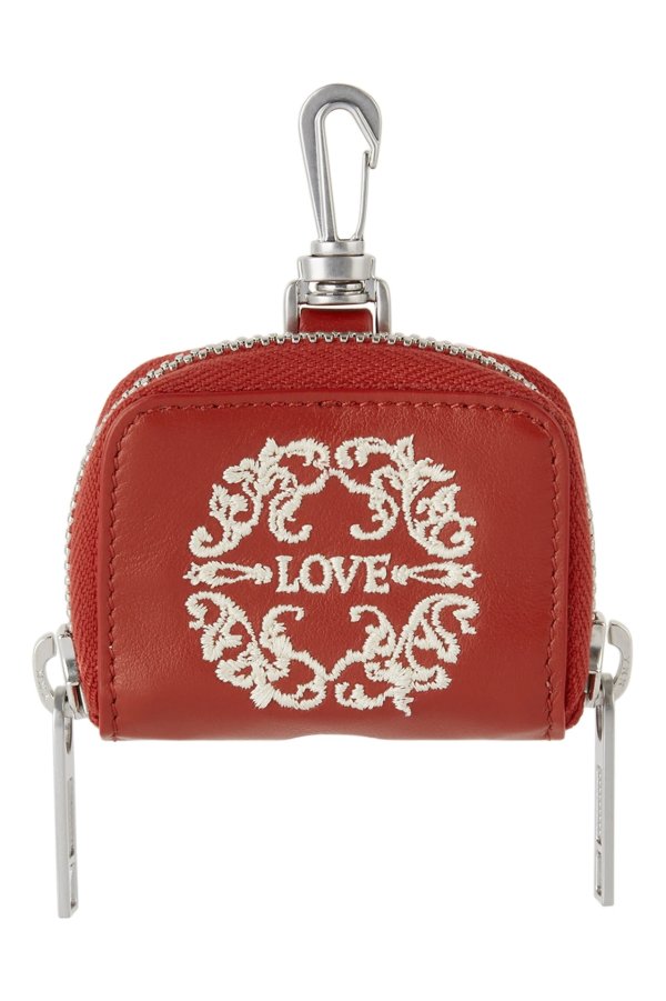 Red Leather 'Love' AirPods Pro Case