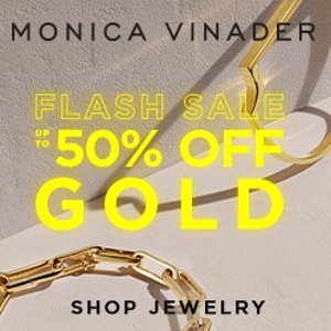 Black Friday Sale Live: Selected Gold Flash Sale @Monica Vinader