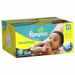 Pampers Swaddlers Diapers Size 3, 180 Count