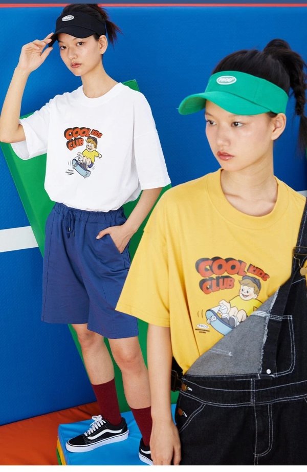 Cool Kids Club - Skateboard Boxy Short Sleeve T恤