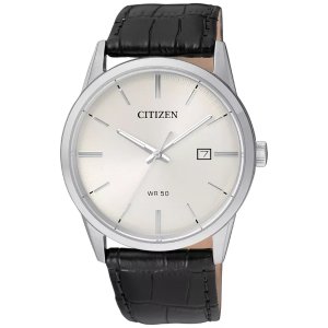 CitizenMen's Quartz Black Leather Strap Watch 39mm BI5000-01A