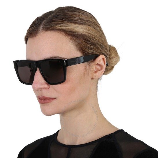 Black Square Ladies Sunglasses SL 424 001 56