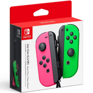Nintendo Switch Joy-Con Controller Neon Pink / Green