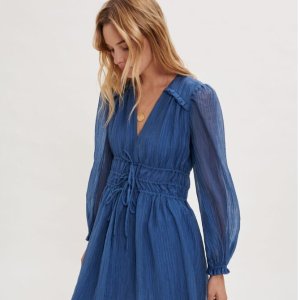 即将截止：Maje 夏季美衣大促 封面气质蓝裙$215 花呢连衣裙$199