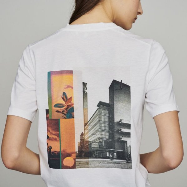 TIMEA Tee-shirt with slogan and print