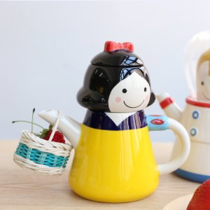 SUNART 童話故事 陶瓷 茶壶 茶杯 一体式 多款可选 特价