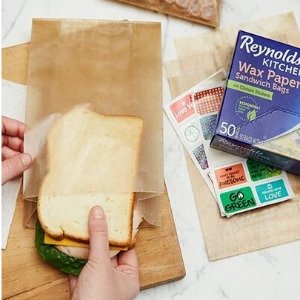 Reynolds Kitchens Sandwich and Snack Wax Paper Bags (50 Count) @ Amazon