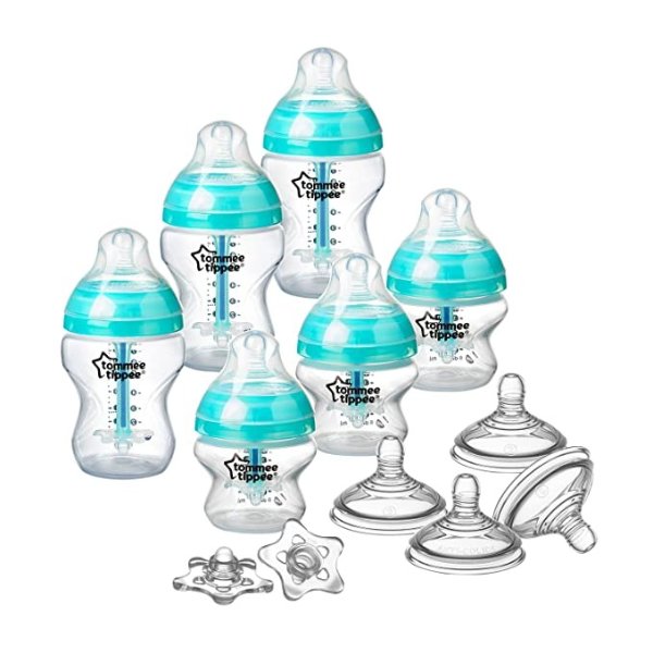 Advanced Anti-Colic Newborn Baby Bottle Feeding Set, Heat Sensing Technology, BPA-Free