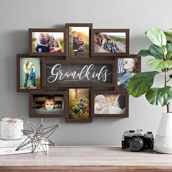 Grandkids 8-Opening Dimensional Collage Frame
