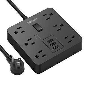 Today Only: Tessan power strip and multi-outlets