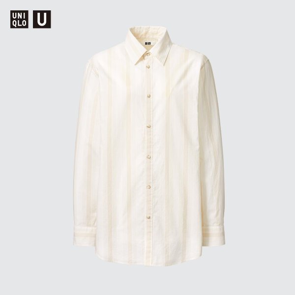 Relaxed Striped Long Shirt | UNIQLO US
