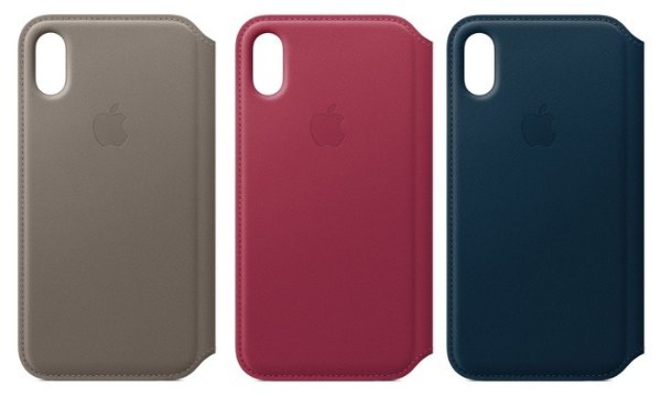 iPhone X Leather Folio Phone Case
