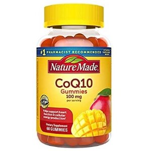 Nature Made CoQ10 100 mg Gummies, 60 Count for Heart Health