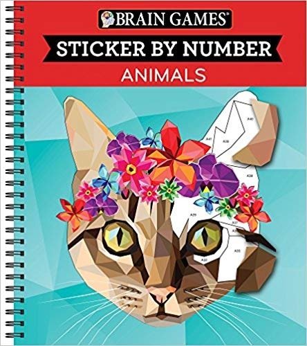 Brain Games - Sticker by Number: Animals