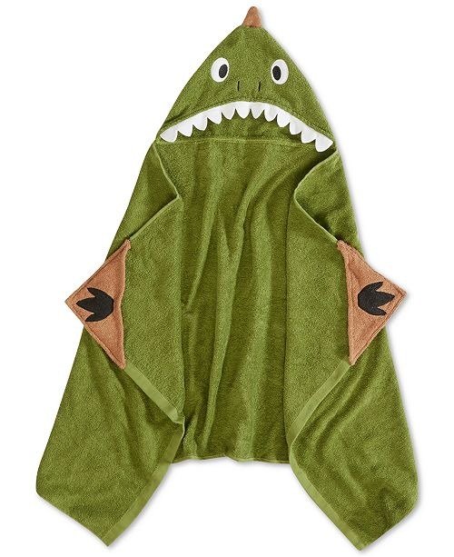 Dusty The Dino Hooded 25" x 50" Throw, Created for Macy's